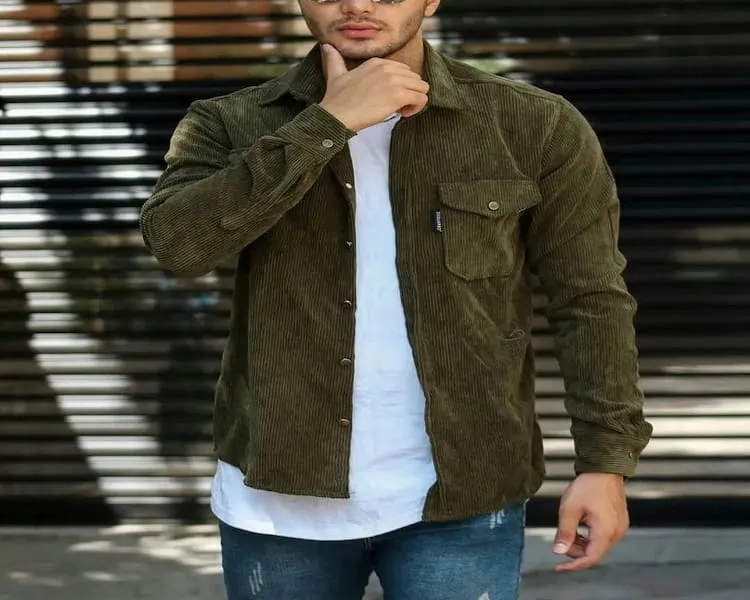 خرید و قیمت پیراهن جین مردانه سبز